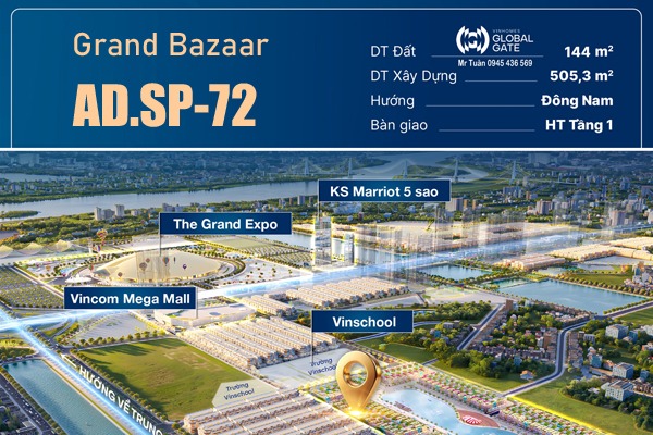 AD.SP-72 | Grand Bazaar, GẦN GA TÀU Cổ Loa