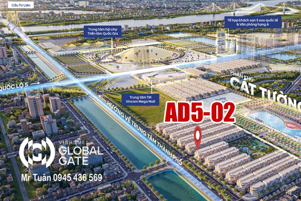 ÁNH DƯƠNG 5-02 | LIỀN KỀ GÓC, TRỤC ĐƯỜNG CẦU TỨ LIÊN