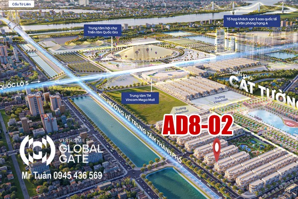 ÁNH DƯƠNG 8-02 | SHOPHOUSE GÓC TRỤC ĐƯỜNG THÀNH PHỐ 60m