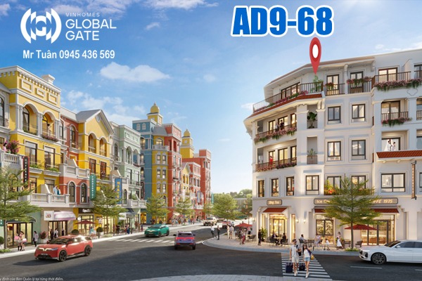 ÁNH DƯƠNG 9-68 | NHÀ PHỐ CĂN GÓC, ĐỐI DIỆN GRAND WORLD CỔ LOA