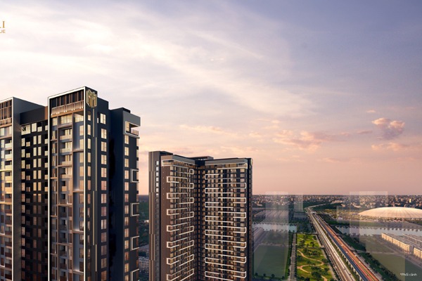 B2-40-09 DUPLEX TÒA SUNRISE - Masteri Grand Avenue Cổ Loa