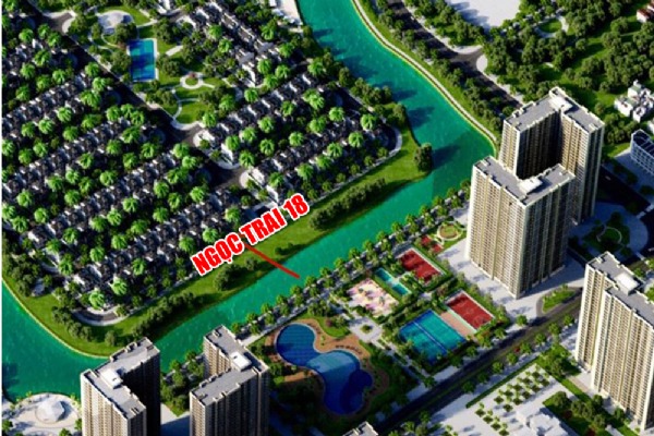BIỆT THỰ NGỌC TRAI NT18-34 (VIEW SÔNG, GÓC 330.3m)