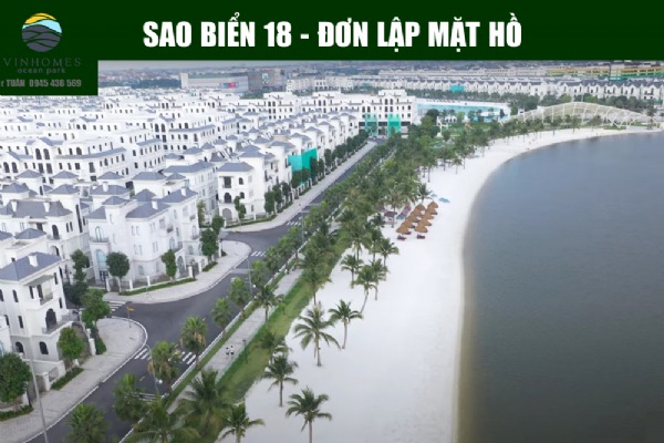 BIỆT THỰ SAO BIỂN 18-11 (ĐƠN LẬP GÓC, MẶT HỒ)