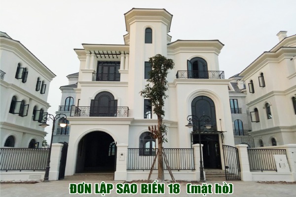 BIỆT THỰ SAO BIỂN 18-21 (MẶT HỒ, 285m)