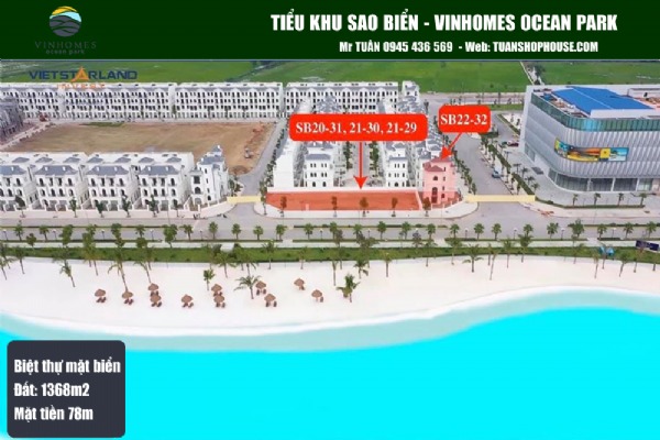 BIỆT THỰ SAO BIỂN 21-29 (368,6m VIEW BIỂN HỒ)