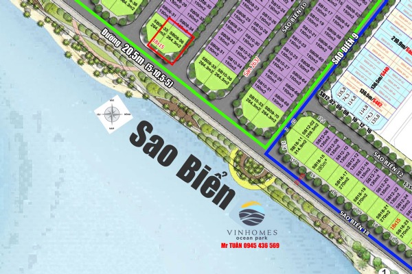 ĐƠN LẬP, TÂY NAM, MẶT HỒ: SAO BIỂN 8-36 (ĐẤT: 264,3m)