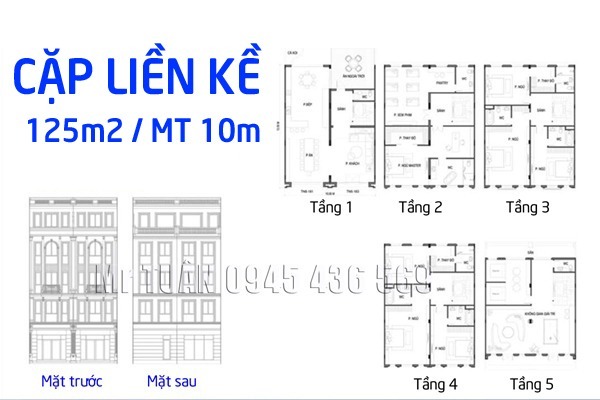 CẶP LIỀN KỀ 125m2 ĐÔNG NAM | NHẬT NGUYỆT 3