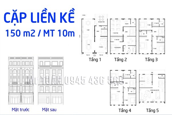 CẶP NHÀ PHỐ 150m2/ MT 10m | THIÊN NGA 6-39 &41