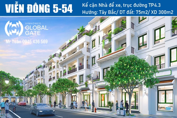 CẶP NHÀ PHỐ CÁT TƯỜNG | VIỄN ĐÔNG 5-54