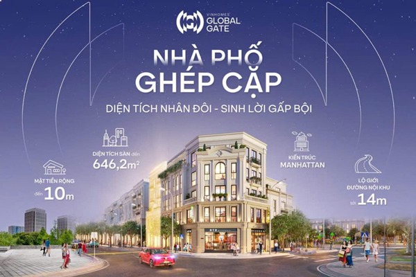 CẶP Shophouse TP4.4 ĐƯỜNG THÀNH PHỐ (30m)