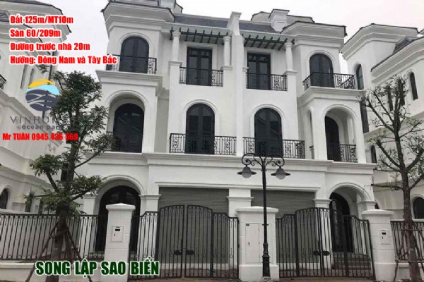 CHÍNH CHỦ GỬI BÁN SONG LẬP SAO BIỂN 125m - OCEAN PARK