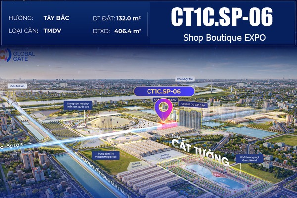 CT1C.SP-06 Shop Boutique EXPO (ĐỐI DIỆN TÒA VĂN PHÒNG)