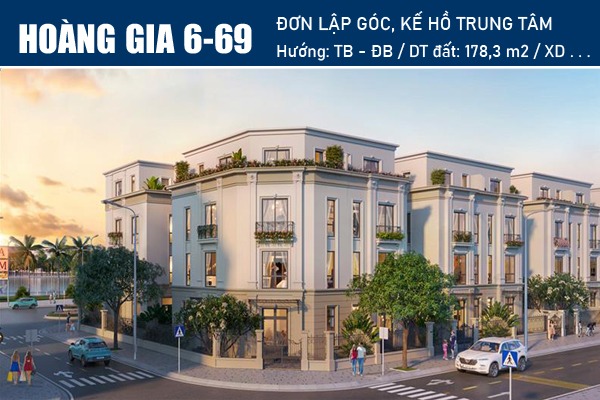 ĐƠN LẬP GÓC VIEW HỒ | HOÀNG GIA 6-69