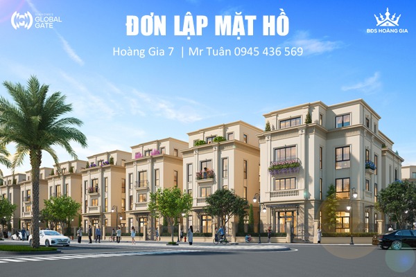 HG7-38 ĐƠN LẬP MẶT HỒ, HOÀNG GIA 7 VINHOMES GLOBAL GATE