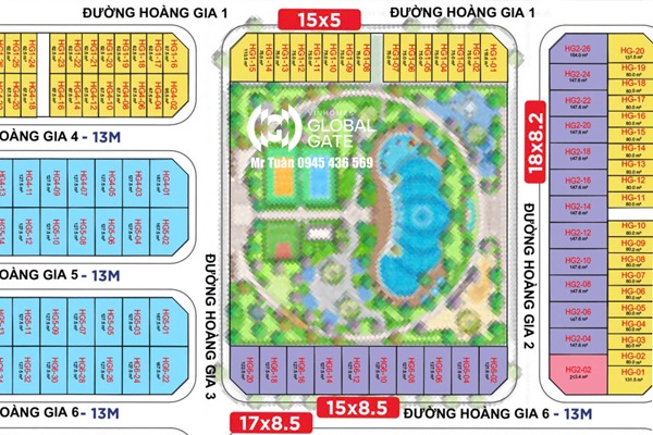 HOÀNG GIA 1-14 | LIỀN KỀ ÁP GÓC, VIEW CÔNG VIÊN