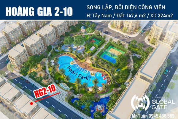 HOÀNG GIA 2-10 | SONG LẬP ĐỐI DIỆN CÔNG CÔNG VIÊN Pearl Park
