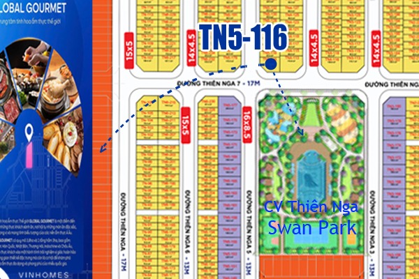 LIỀN KỀ GÓC ĐỐI DIỆN CÔNG VIÊN | THIÊN NGA 5-116