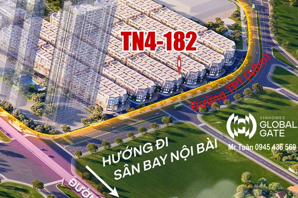 LIỀN KỀ GÓC THIÊN NGA 4-182 (TRỤC ĐƯỜNG THÀNH PHỐ TP1)