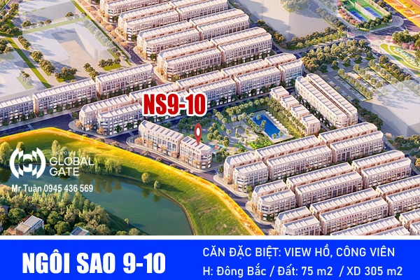 LIỀN KỀ NGÔI SAO 9-10 | Ôm trọn ​​​​công viên Boutique Park - Vinhomes Global Gate