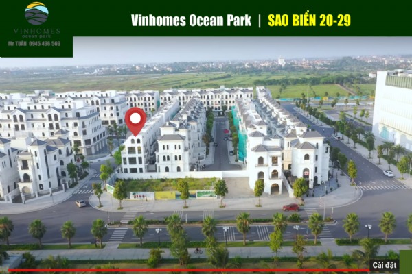 LIỀN KỀ SAO BIỂN 20-29 (Tây Bắc 108m)