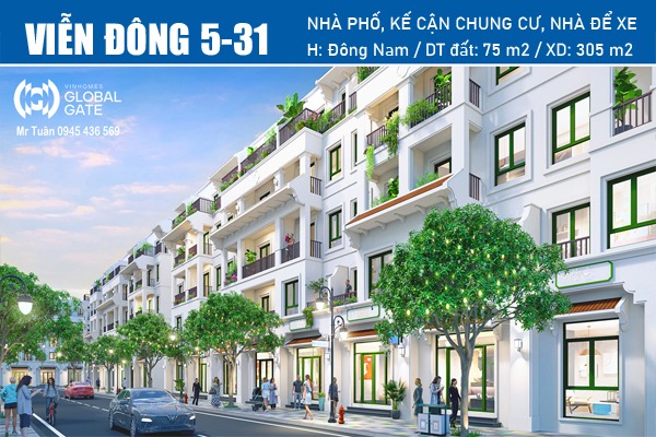 LIỀN KỀ VIỄN ĐÔNG 5-31 (PK CÁT TƯỜNG)