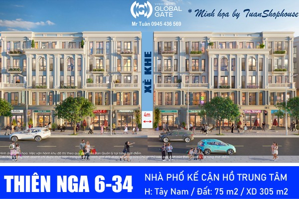 LIỀN KỀ XẺ KHE, BLOCK GẦN HỒ | THIÊN NGA 6-34