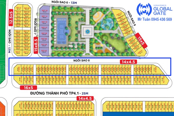 NHÀ PHỐ NGÔI SAO 8-29 VIEW CÔNG VIÊN