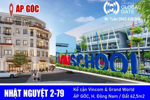 NHẬT NGUYỆT 2-79 | LIỀN KỀ ÁP GÓC, KẾ CẬN VINCOM, GRAND WORLD