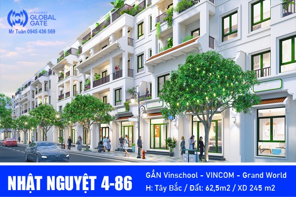 NHẬT NGUYỆT 4-86 | LIỀN KỀ GẦN VINCOM - GRAND WORLD / VỀ Ở SỚM CK 12%