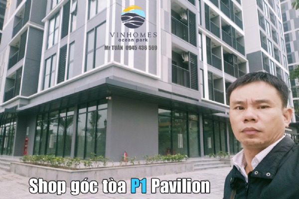 P1.01-S22 SHOP GÓC TÒA P1 PAVILION - VINHOMES OCEAN PARK