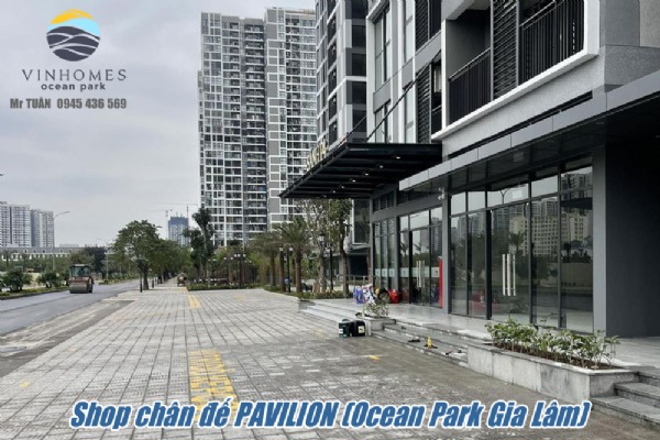 P1-S12 (VIEW CÔNG VIÊN NỘI KHU) SHOP CHÂN ĐẾ TÒA P1 PAVILION