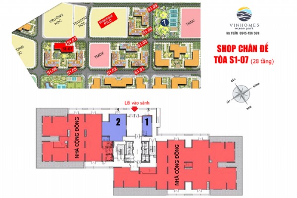 S1-07.01.S02 SHOP CHÂN ĐẾ VINHOMES OCEAN PARK