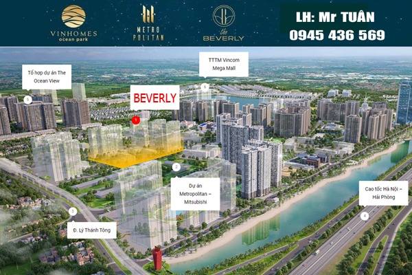 SHOP BE3-01S12 | VỊ TRÍ TÒA BEVERLY 3 OCEAN PARK