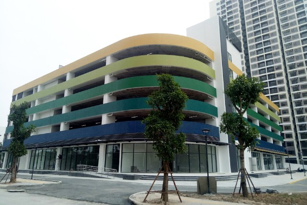 SHOP CHÂN ĐẾ NHÀ ĐỂ XE 5 TẦNG KHU S1 VINHOMES OCEAN PARK