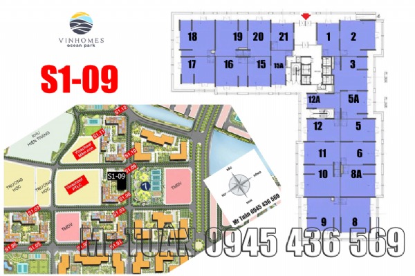 SHOP CHÂN ĐẾ S1-09.01.S10 | VINHOMES OCEAN PARK