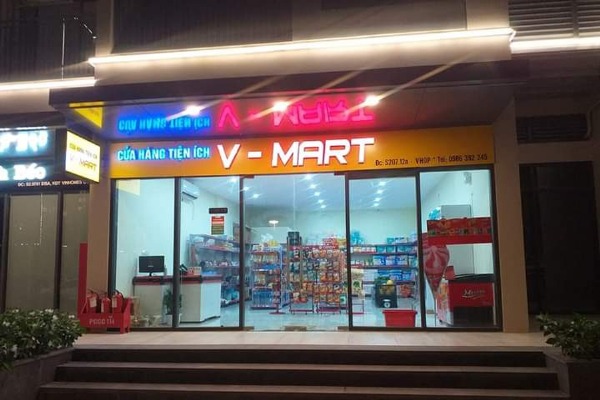 Shop chân đế S2-07.01.S12A CỬA HÀNG TIỆN ÍCH V-MART