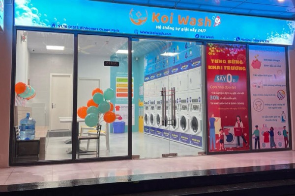 SHOP S1-10.01.S15 GIẶT SẤY KOI WASH VINHOMES OCEAN PARK