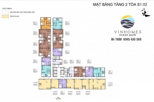 S1-02.01.SH03 SHOP CHÂN ĐẾ VINHOMES OCEAN PARK