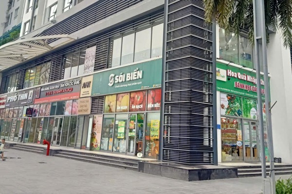 Shophouse 09 tòa Park 8 Timescity, mặt Quảng trường Tháp đồng hồ