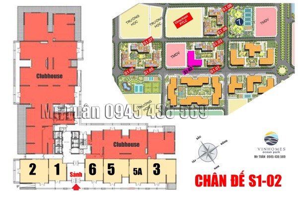 S1-02.01.SH01 SHOP CHÂN ĐẾ VINHOMES OCEAN PARK