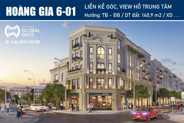 SHOPHOUSE GÓC, VIEW KẾ HỒ | HOÀNG GIA 6-01