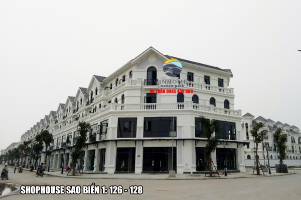SHOPHOUSE SAO BIỂN 1-126 (Góc 107.4m)