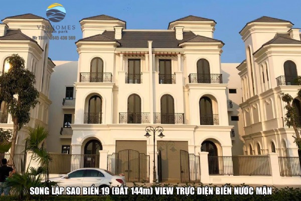 SHOPHOUSE SAO BIỂN 19-34 (SONG LẬP, VIEW BIỂN HỒ)