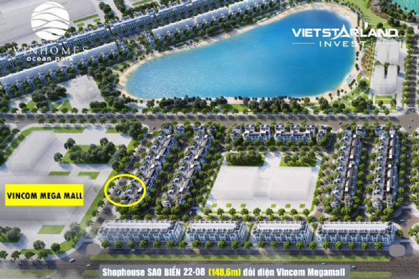 SHOPHOUSE SAO BIỂN 22-08 (148.6m) ĐỐI DIỆN VINCOM