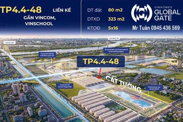 Shophouse TP4.4-48 HÀNG HOT VIP ĐƯỜNG 30m