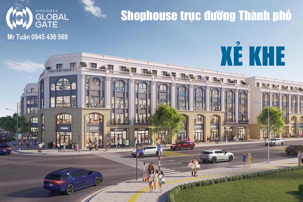 SHOPHOUSE XẺ KHE TP4.1-24 TRỤC ĐƯỜNG THÀNH PHỐ TP4.1