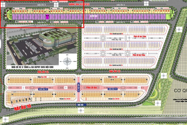 SONG LẬP HẢI ÂU 3.100 (149,5m) ĐỐI DIỆN GA DEPOT BUS NỘI KHU