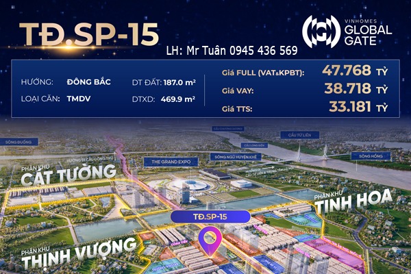 TĐ.SP-15 (GÓC) Shop Boutique BÌNH MINH | PHÂN KHU THỊNH VƯỢNG
