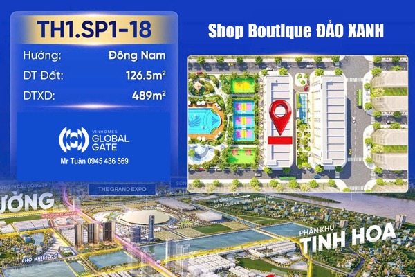 TH1.SP-18 ĐẢO XANH - OASIS BOUTIQUE (Khu Thiên Nga)