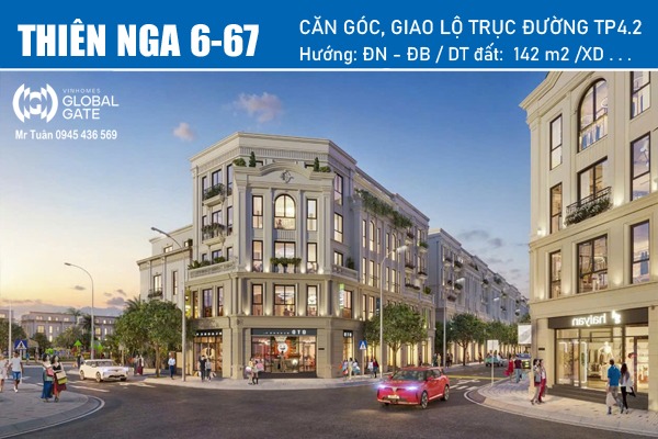 THIÊN NGA 6-67 | LIỀN KỀ GÓC, TRỤC ĐƯỜNG TP4.2 KẾ CẬN CÔNG VIÊN Rose Park